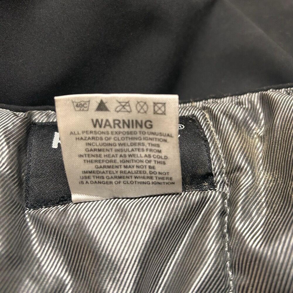 RefrigiWear 0795R Insulated Freezer Bib Overalls Black Size 5XL Cold Weather - Picture 14 of 14